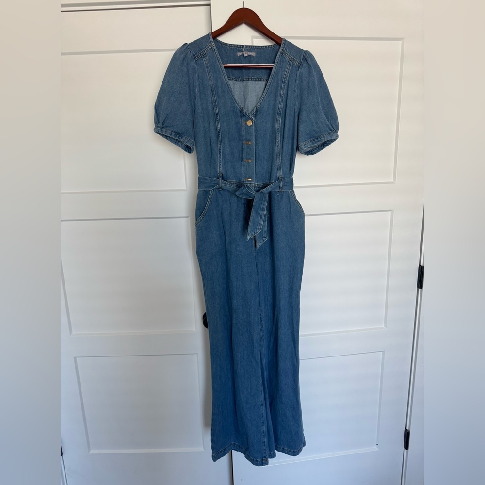 Oliver Bonas Denim Jumpsuit with Belt